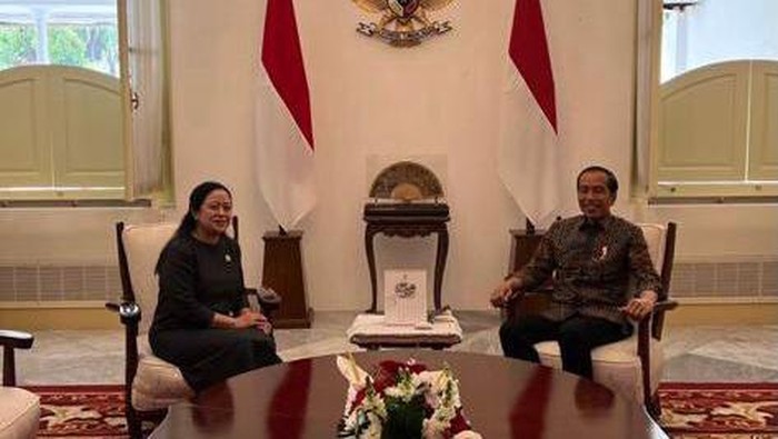 Presiden Joko Widodo (Jokowi) bersama Ketua DPR RI Puan Maharani. (dok. Istimewa).