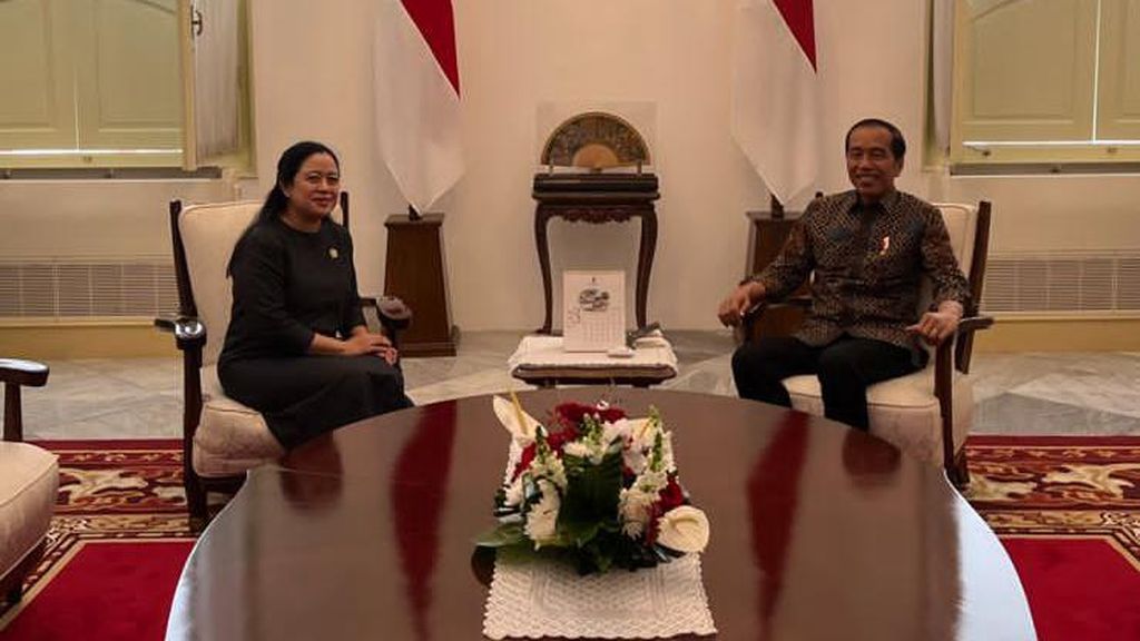 Bertemu Jokowi, Puan Maharani Bahas Persiapan Pemilu 2024