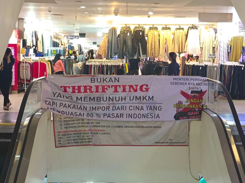 Pusat Pakai Bekas Senen (CNBC Indonesia/Martyasari Rizky)