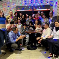 Tak hanya momen ulang tahun BCL saja, Tiko Aryawardhana bahkan ambil bagian di perayaan ulang tahun Noah Sinclair. (Foto: Instagram @bclsinclair)