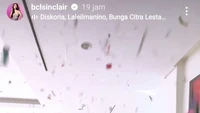 Sebelum pesta ulang tahun BCL, Tiko Aryawardhana juga ikut memberikan kejutan kue ulang tahun di rumah BCL bersama ibunda BCL dan Noah. Foto: Instagram @bclsinclair
