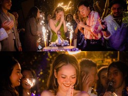 8 Foto Pesta Ultah ke-40 BCL Bertema Disko, Ada Aming Hingga Nia Ramadhani