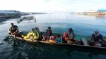 Potret Ojek Perahu yang Jadi Alat Transportasi Utama Suku Bajau