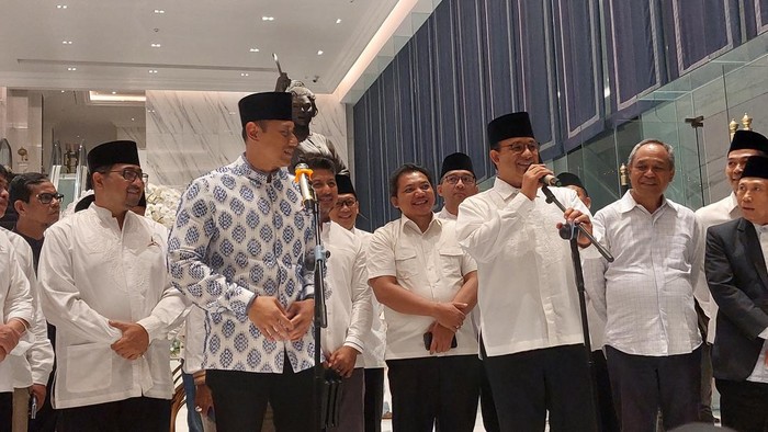 Anies Baswedan dan AHY (Rumondang-detikcom)