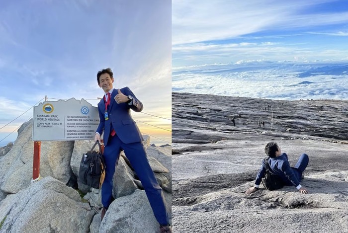 Daki gunung pakai jas