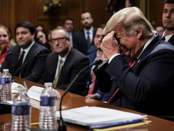 Foto AI Realistis Donald Trump Ditangkap dan Mendekam di Penjara