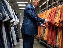Foto AI Realistis Donald Trump Ditangkap dan Mendekam di Penjara