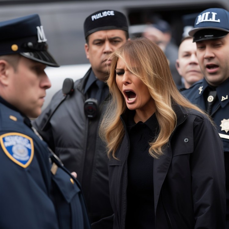 Foto AI Trump ditangkap