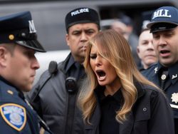Foto AI Realistis Donald Trump Ditangkap dan Mendekam di Penjara