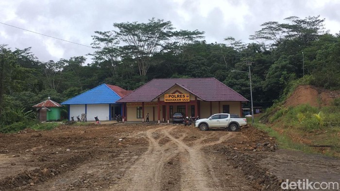 Kantor Polres Mahulu, Kalimantan Timur.