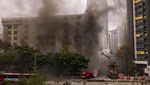 Kebakaran Landa Gudang di Hong Kong