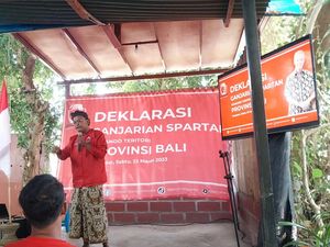 Ganjarian Spartan Bali Optimis PDIP Usung Ganjar-Menang Pemilu 2024