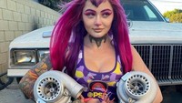 Penampilan Peyton dikatakan membuatnya semakin jadi sasaran para pria yang tidak menyukai keberadaannya sebagai mekanik wanita. (Foto: Instagram/TikTok Peyton Cicconi)