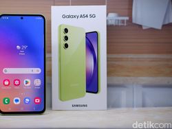 Unboxing Samsung Galaxy A54 5G Awesome Lime yang Menggemaskan
