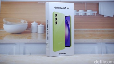 Unboxing Samsung Galaxy A54 5G Awesome Lime yang Menggemaskan