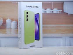 Unboxing Samsung Galaxy A54 5G Awesome Lime yang Menggemaskan