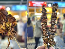 Sate Cumi dan Kimchi Berbalut Daging Viral Ada di G Town Square