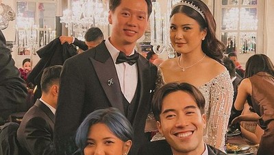 7 Foto Vidi Aldiano di Nikahan Kevin Sanjaya di Paris, Dijuluki Duta Kondangan