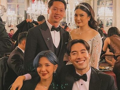 7 Foto Vidi Aldiano di Nikahan Kevin Sanjaya di Paris, Dijuluki Duta Kondangan