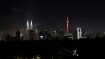 Ada Earth Hour, Pesona Menara Petronas Padam Sejenak