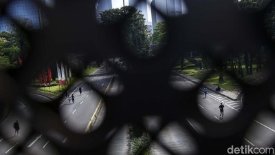 Begini Suasana CFD Pekan Pertama Ramadan di Jakarta