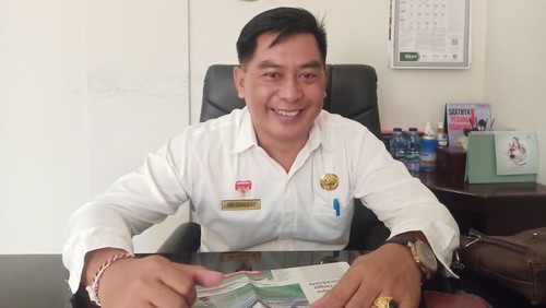 Kapala Dinas Komunikasi dan Informatika Kabupaten Jembrana I Ketut Eko Susilo Artha Permana ditemui detikBali, Minggu (26/3/2023).