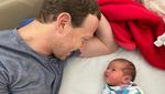 7 Potret Mark Zuckerberg Sambut Anak Ketiga, Spill Tipis soal Parenting