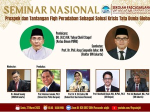 Forum Profesor dan Ahli Bakal Diskusikan Fikih Peradaban di UIN Jakarta
