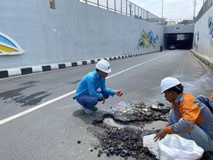 Pengawas Jalan Ungkap Asal Rembesan di Jalan Underpass Dewi Sartika Depok
