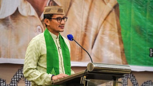 Sandiaga Uno saat hadir dalam acara silaturahmi dengan pengurus DPW PPP Gorontalo.