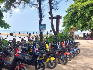 Sepeda Listrik di Sanur, Layu Sebelum Berkembang Setelah Kini Dilarang