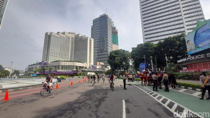 Suasana CFD di Sudirman-Thamrin di bulan Ramadan (Ilham/detikcom)