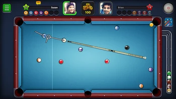 Sederhana dan candu, mungkin itu dua kata yang tepat menggambarkan game yang satu ini. Meskipun mengusung tema billiard, namun 8 Ball Pool tak ditawarkan dengan gameplay yang rumit. Foto: (Google Play Store).