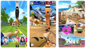 Nama game ini Archery Battle 3D, dan di sini gamer berperan sebagai atlet panahan. Tugas sudah pasti menembakkan anak panah pada target yang sudah disediakan. Foto: (Google Play Store).