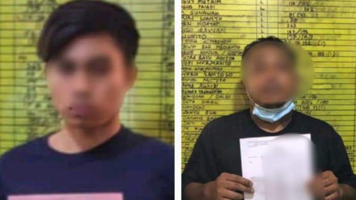 Dua pelaku peracik petasan di Tulungagung