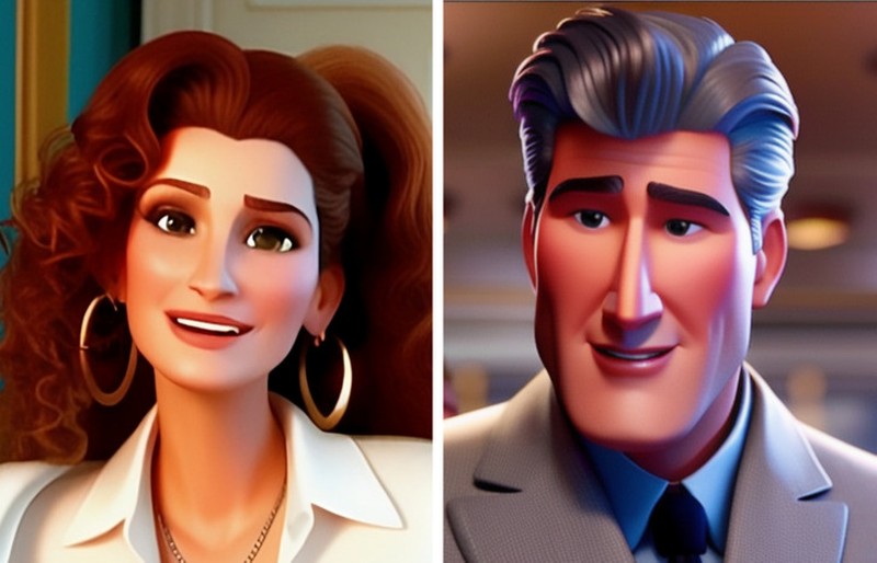 fotoinet Jika Karakter Nyata Film dan Series Dibuat Animasi