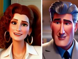 Begini Jika Karakter Film dan Serial Dibuat Animasi