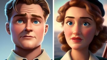 Karakter Jack dan Rose di film Titanic. Foto: Brightside