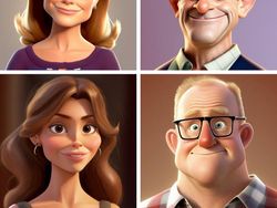 Begini Jika Karakter Film dan Serial Dibuat Animasi