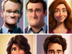 Begini Jika Karakter Film dan Serial Dibuat Animasi