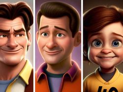 Begini Jika Karakter Film dan Serial Dibuat Animasi