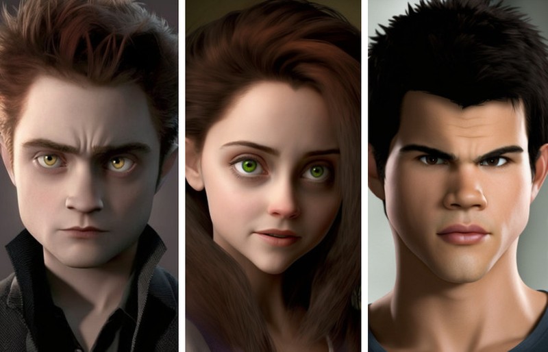 fotoinet Jika Karakter Nyata Film dan Series Dibuat Animasi