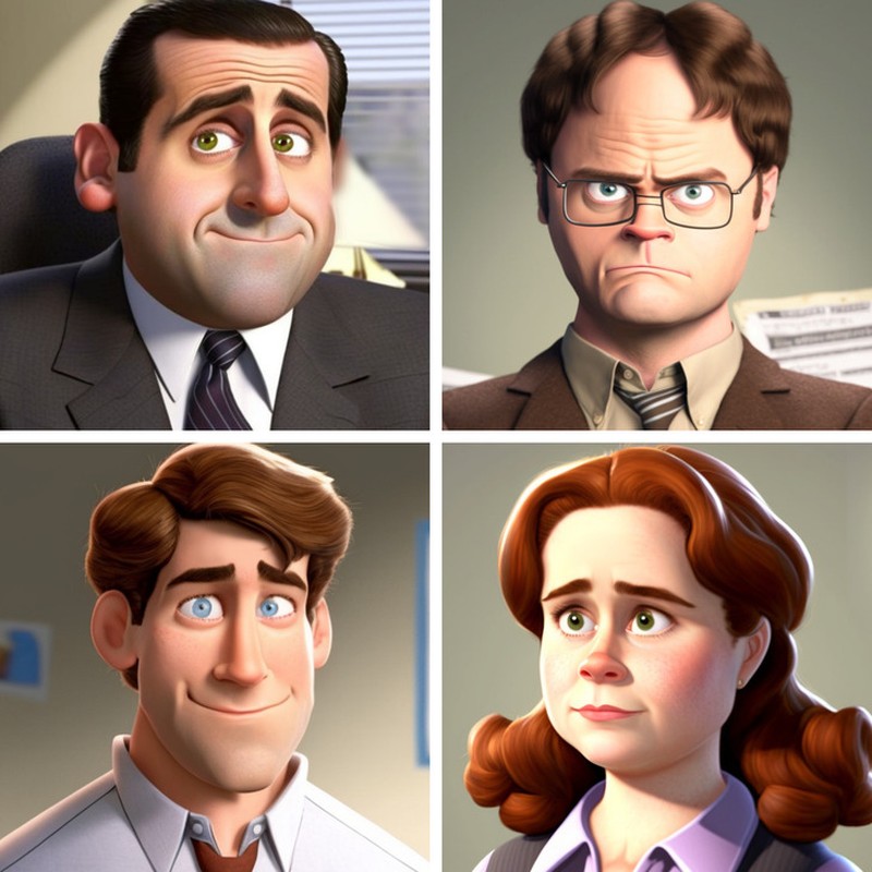 fotoinet Jika Karakter Nyata Film dan Series Dibuat Animasi