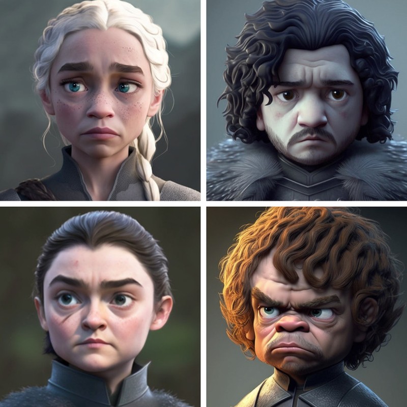 fotoinet Jika Karakter Nyata Film dan Series Dibuat Animasi