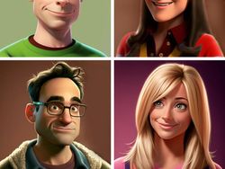 Begini Jika Karakter Film dan Serial Dibuat Animasi