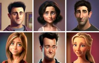 fotoinet Jika Karakter Nyata Film dan Series Dibuat Animasi