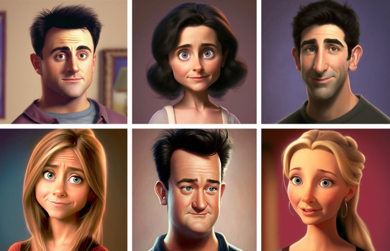 fotoinet Jika Karakter Nyata Film dan Series Dibuat Animasi