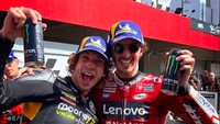 2 Anak Didik Rossi Girang Bisa Berdiri Bareng di Podium MotoGP Portugal