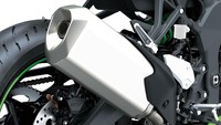 Dengan Redline melebihi 15.000 rpm, mesin ZX-4RR menampilkan teknologi yang terinspirasi dari balapan yang juga ditemukan di Ninja ZX-10R (Foto: Dok. Kawasaki)