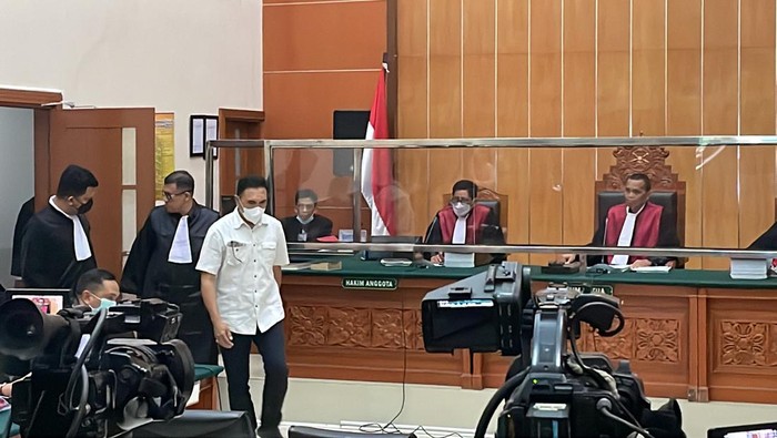Kompol Kasranto di sidang tuntutan (Silvia-detikcom)